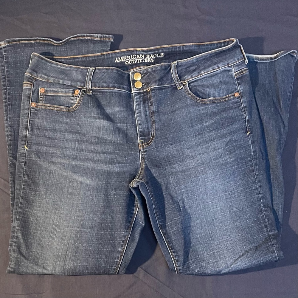 American Eagle Artist Flare Super Super Stretch Jeans size 20